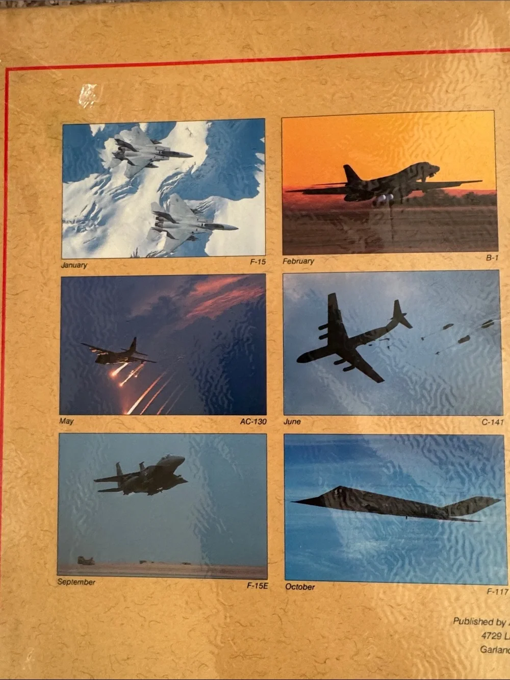 NIB! Vintage United States Air Force 1992 Calendar